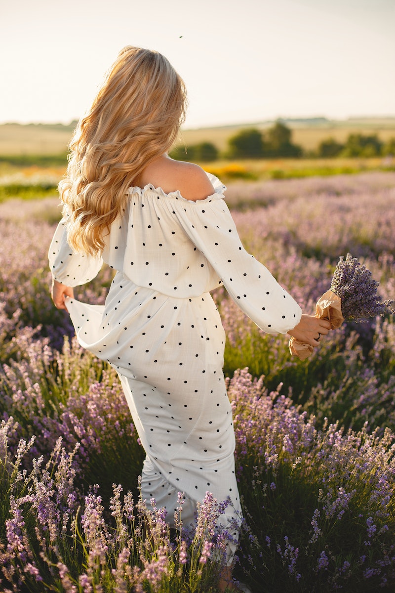 Photo by Gustavo Fring Blonde Woman on Lavender Field